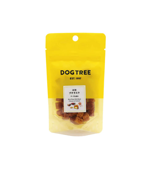 DOG TREE(ドッグツリー)米粉プチラスク チーズ&鹿肉 20g
